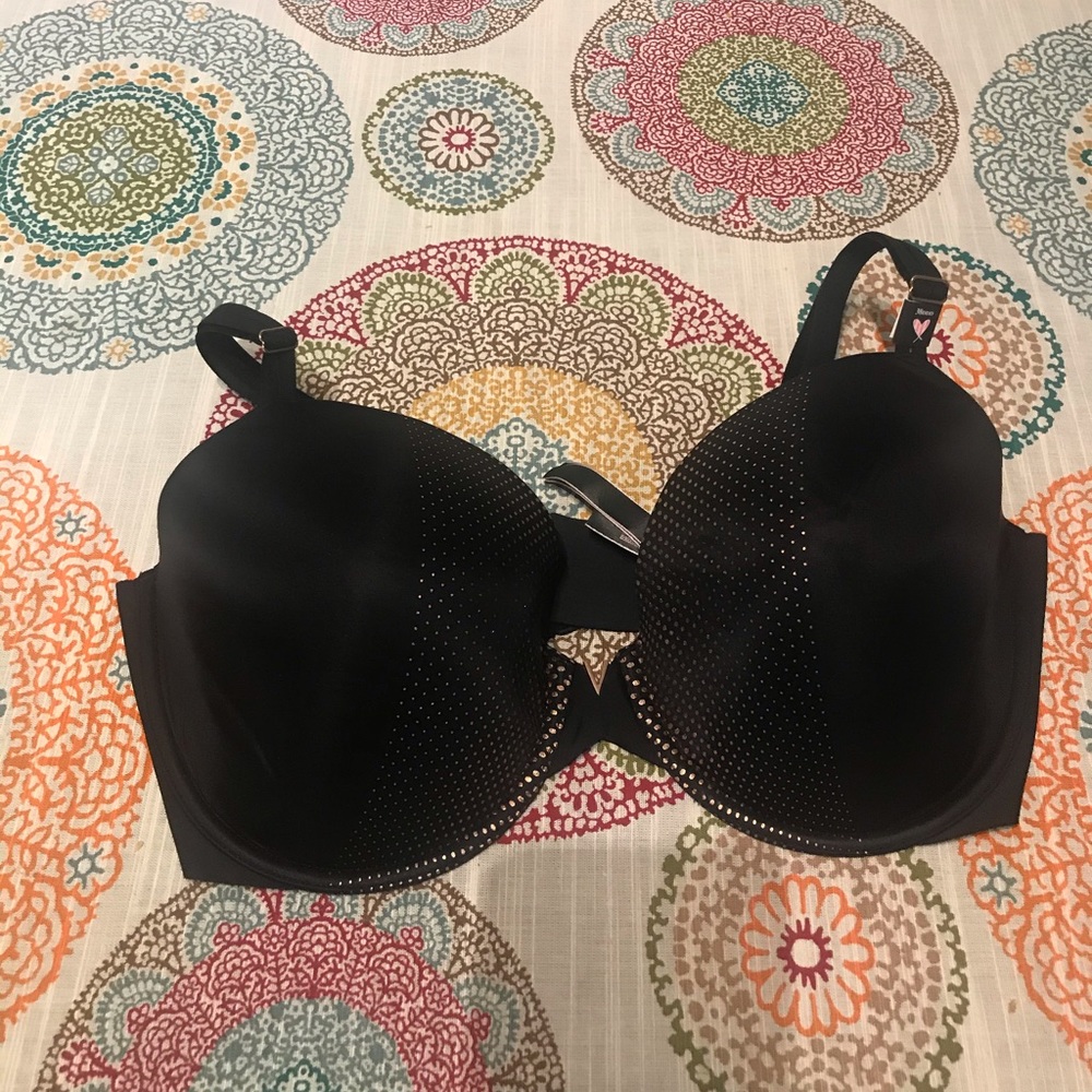 Victoria Secret black and Gold bra